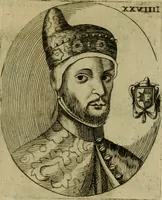 An illustration from Fasti ducales ab Anafesto I. ad Silvestrum Valerium Venetorum ducem : cum eorum iconibus, insignibus, nummismatibus publicis, & privatis aere sculptis : inscriptionibus ex aula M. Consilii, ac sepulchralibus : adiectae sunt adnotationes, ad vitam cuiusque principis, rerum, quae omissae fuerant (1696)
