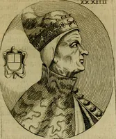 An illustration from Fasti ducales ab Anafesto I. ad Silvestrum Valerium Venetorum ducem : cum eorum iconibus, insignibus, nummismatibus publicis, & privatis aere sculptis : inscriptionibus ex aula M. Consilii, ac sepulchralibus : adiectae sunt adnotationes, ad vitam cuiusque principis, rerum, quae omissae fuerant (1696)