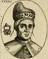 An illustration from Fasti ducales ab Anafesto I. ad Silvestrum Valerium Venetorum ducem : cum eorum iconibus, insignibus, nummismatibus publicis, & privatis aere sculptis : inscriptionibus ex aula M. Consilii, ac sepulchralibus : adiectae sunt adnotationes, ad vitam cuiusque principis, rerum, quae omissae fuerant (1696)
