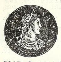 An illustration from Fasti et trivmphi Rom. a Romvlo rege vsqve ad Carolvm V. Caes. Aug., sive, Epitome regum, consulum, dictatorum, magistror. equitum, tribunorum militum consulari potestate, censorum, impp. & aliorum magistratuum Roman. cum orientalium tum occidentalium, ex antiquitatum monumentis maxima cum fide ac diligentia desumpta (1557)