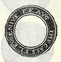 An illustration from Fasti et trivmphi Rom. a Romvlo rege vsqve ad Carolvm V. Caes. Aug., sive, Epitome regum, consulum, dictatorum, magistror. equitum, tribunorum militum consulari potestate, censorum, impp. & aliorum magistratuum Roman. cum orientalium tum occidentalium, ex antiquitatum monumentis maxima cum fide ac diligentia desumpta (1557)