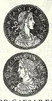 An illustration from Fasti et trivmphi Rom. a Romvlo rege vsqve ad Carolvm V. Caes. Aug., sive, Epitome regum, consulum, dictatorum, magistror. equitum, tribunorum militum consulari potestate, censorum, impp. & aliorum magistratuum Roman. cum orientalium tum occidentalium, ex antiquitatum monumentis maxima cum fide ac diligentia desumpta (1557)