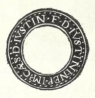 An illustration from Fasti et trivmphi Rom. a Romvlo rege vsqve ad Carolvm V. Caes. Aug., sive, Epitome regum, consulum, dictatorum, magistror. equitum, tribunorum militum consulari potestate, censorum, impp. & aliorum magistratuum Roman. cum orientalium tum occidentalium, ex antiquitatum monumentis maxima cum fide ac diligentia desumpta (1557)