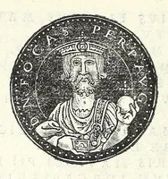 An illustration from Fasti et trivmphi Rom. a Romvlo rege vsqve ad Carolvm V. Caes. Aug., sive, Epitome regum, consulum, dictatorum, magistror. equitum, tribunorum militum consulari potestate, censorum, impp. & aliorum magistratuum Roman. cum orientalium tum occidentalium, ex antiquitatum monumentis maxima cum fide ac diligentia desumpta (1557)