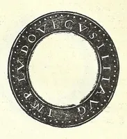 An illustration from Fasti et trivmphi Rom. a Romvlo rege vsqve ad Carolvm V. Caes. Aug., sive, Epitome regum, consulum, dictatorum, magistror. equitum, tribunorum militum consulari potestate, censorum, impp. & aliorum magistratuum Roman. cum orientalium tum occidentalium, ex antiquitatum monumentis maxima cum fide ac diligentia desumpta (1557)