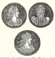 An illustration from Fasti et trivmphi Rom. a Romvlo rege vsqve ad Carolvm V. Caes. Aug., sive, Epitome regum, consulum, dictatorum, magistror. equitum, tribunorum militum consulari potestate, censorum, impp. & aliorum magistratuum Roman. cum orientalium tum occidentalium, ex antiquitatum monumentis maxima cum fide ac diligentia desumpta (1557)