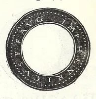 An illustration from Fasti et trivmphi Rom. a Romvlo rege vsqve ad Carolvm V. Caes. Aug., sive, Epitome regum, consulum, dictatorum, magistror. equitum, tribunorum militum consulari potestate, censorum, impp. & aliorum magistratuum Roman. cum orientalium tum occidentalium, ex antiquitatum monumentis maxima cum fide ac diligentia desumpta (1557)