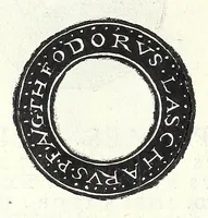 An illustration from Fasti et trivmphi Rom. a Romvlo rege vsqve ad Carolvm V. Caes. Aug., sive, Epitome regum, consulum, dictatorum, magistror. equitum, tribunorum militum consulari potestate, censorum, impp. & aliorum magistratuum Roman. cum orientalium tum occidentalium, ex antiquitatum monumentis maxima cum fide ac diligentia desumpta (1557)