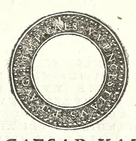 An illustration from Fasti et trivmphi Rom. a Romvlo rege vsqve ad Carolvm V. Caes. Aug., sive, Epitome regum, consulum, dictatorum, magistror. equitum, tribunorum militum consulari potestate, censorum, impp. & aliorum magistratuum Roman. cum orientalium tum occidentalium, ex antiquitatum monumentis maxima cum fide ac diligentia desumpta (1557)