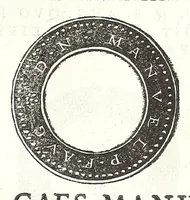 An illustration from Fasti et trivmphi Rom. a Romvlo rege vsqve ad Carolvm V. Caes. Aug., sive, Epitome regum, consulum, dictatorum, magistror. equitum, tribunorum militum consulari potestate, censorum, impp. & aliorum magistratuum Roman. cum orientalium tum occidentalium, ex antiquitatum monumentis maxima cum fide ac diligentia desumpta (1557)