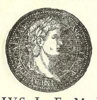 An illustration from Fasti et trivmphi Rom. a Romvlo rege vsqve ad Carolvm V. Caes. Aug., sive, Epitome regum, consulum, dictatorum, magistror. equitum, tribunorum militum consulari potestate, censorum, impp. & aliorum magistratuum Roman. cum orientalium tum occidentalium, ex antiquitatum monumentis maxima cum fide ac diligentia desumpta (1557)