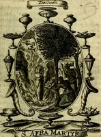 Picture 57 of 287 from Fasti Mariani cum illustrium diuorum imaginib. & elogijs prope DC. in singulos anni menses diésq SS. natales distributis (1630), leaf 120