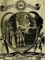 Picture 59 of 287 from Fasti Mariani cum illustrium diuorum imaginib. & elogijs prope DC. in singulos anni menses diésq SS. natales distributis (1630), leaf 124