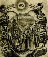 Picture 63 of 287 from Fasti Mariani cum illustrium diuorum imaginib. & elogijs prope DC. in singulos anni menses diésq SS. natales distributis (1630), leaf 132