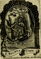 An illustration from Fasti Mariani cum illustrium diuorum imaginib. & elogijs prope DC. in singulos anni menses diésq SS. natales distributis (1630)