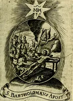 Picture 86 of 287 from Fasti Mariani cum illustrium diuorum imaginib. & elogijs prope DC. in singulos anni menses diésq SS. natales distributis (1630), leaf 178