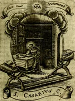 Picture 93 of 287 from Fasti Mariani cum illustrium diuorum imaginib. & elogijs prope DC. in singulos anni menses diésq SS. natales distributis (1630), leaf 192