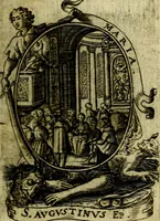Picture 95 of 287 from Fasti Mariani cum illustrium diuorum imaginib. & elogijs prope DC. in singulos anni menses diésq SS. natales distributis (1630), leaf 196