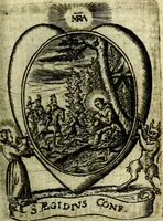 Picture 99 of 287 from Fasti Mariani cum illustrium diuorum imaginib. & elogijs prope DC. in singulos anni menses diésq SS. natales distributis (1630), leaf 206