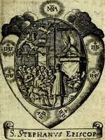 Picture 106 of 287 from Fasti Mariani cum illustrium diuorum imaginib. & elogijs prope DC. in singulos anni menses diésq SS. natales distributis (1630), leaf 220