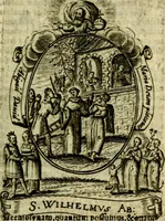 Picture 10 of 287 from Fasti Mariani cum illustrium diuorum imaginib. & elogijs prope DC. in singulos anni menses diésq SS. natales distributis (1630), leaf 24