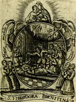 Picture 116 of 287 from Fasti Mariani cum illustrium diuorum imaginib. & elogijs prope DC. in singulos anni menses diésq SS. natales distributis (1630), leaf 240