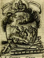 Picture 117 of 287 from Fasti Mariani cum illustrium diuorum imaginib. & elogijs prope DC. in singulos anni menses diésq SS. natales distributis (1630), leaf 242