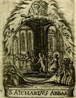 Picture 120 of 287 from Fasti Mariani cum illustrium diuorum imaginib. & elogijs prope DC. in singulos anni menses diésq SS. natales distributis (1630), leaf 248