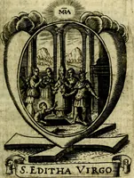 Picture 121 of 287 from Fasti Mariani cum illustrium diuorum imaginib. & elogijs prope DC. in singulos anni menses diésq SS. natales distributis (1630), leaf 250