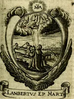 Picture 122 of 287 from Fasti Mariani cum illustrium diuorum imaginib. & elogijs prope DC. in singulos anni menses diésq SS. natales distributis (1630), leaf 252