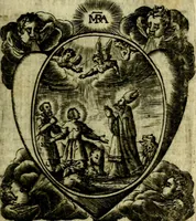 Picture 126 of 287 from Fasti Mariani cum illustrium diuorum imaginib. & elogijs prope DC. in singulos anni menses diésq SS. natales distributis (1630), leaf 260