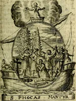 Picture 130 of 287 from Fasti Mariani cum illustrium diuorum imaginib. & elogijs prope DC. in singulos anni menses diésq SS. natales distributis (1630), leaf 268