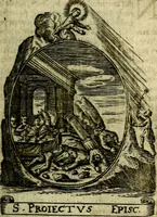 Picture 132 of 287 from Fasti Mariani cum illustrium diuorum imaginib. & elogijs prope DC. in singulos anni menses diésq SS. natales distributis (1630), leaf 272
