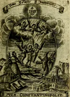 Picture 135 of 287 from Fasti Mariani cum illustrium diuorum imaginib. & elogijs prope DC. in singulos anni menses diésq SS. natales distributis (1630), leaf 278