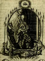 Picture 139 of 287 from Fasti Mariani cum illustrium diuorum imaginib. & elogijs prope DC. in singulos anni menses diésq SS. natales distributis (1630), leaf 286