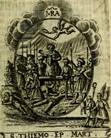 Picture 140 of 287 from Fasti Mariani cum illustrium diuorum imaginib. & elogijs prope DC. in singulos anni menses diésq SS. natales distributis (1630), leaf 288