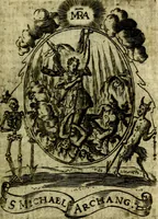 Picture 144 of 287 from Fasti Mariani cum illustrium diuorum imaginib. & elogijs prope DC. in singulos anni menses diésq SS. natales distributis (1630), leaf 296