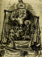 Picture 149 of 287 from Fasti Mariani cum illustrium diuorum imaginib. & elogijs prope DC. in singulos anni menses diésq SS. natales distributis (1630), leaf 308