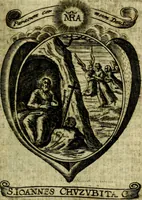 Picture 151 of 287 from Fasti Mariani cum illustrium diuorum imaginib. & elogijs prope DC. in singulos anni menses diésq SS. natales distributis (1630), leaf 312