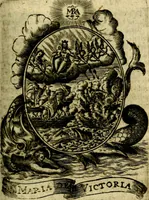 Picture 156 of 287 from Fasti Mariani cum illustrium diuorum imaginib. & elogijs prope DC. in singulos anni menses diésq SS. natales distributis (1630), leaf 322
