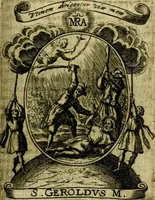 Picture 157 of 287 from Fasti Mariani cum illustrium diuorum imaginib. & elogijs prope DC. in singulos anni menses diésq SS. natales distributis (1630), leaf 324