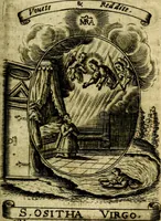Picture 158 of 287 from Fasti Mariani cum illustrium diuorum imaginib. & elogijs prope DC. in singulos anni menses diésq SS. natales distributis (1630), leaf 326