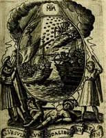 An illustration from Fasti Mariani cum illustrium diuorum imaginib. & elogijs prope DC. in singulos anni menses diésq SS. natales distributis (1630)