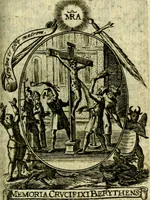 Picture 209 of 287 from Fasti Mariani cum illustrium diuorum imaginib. & elogijs prope DC. in singulos anni menses diésq SS. natales distributis (1630), leaf 430