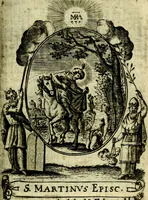 Picture 211 of 287 from Fasti Mariani cum illustrium diuorum imaginib. & elogijs prope DC. in singulos anni menses diésq SS. natales distributis (1630), leaf 434