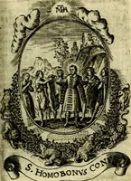 Picture 214 of 287 from Fasti Mariani cum illustrium diuorum imaginib. & elogijs prope DC. in singulos anni menses diésq SS. natales distributis (1630), leaf 440