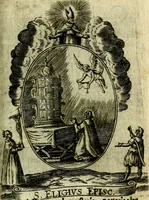 Picture 243 of 287 from Fasti Mariani cum illustrium diuorum imaginib. & elogijs prope DC. in singulos anni menses diésq SS. natales distributis (1630), leaf 500