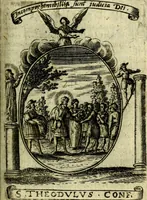 Picture 247 of 287 from Fasti Mariani cum illustrium diuorum imaginib. & elogijs prope DC. in singulos anni menses diésq SS. natales distributis (1630), leaf 508