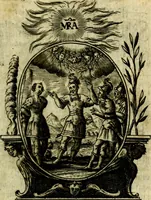 Picture 270 of 287 from Fasti Mariani cum illustrium diuorum imaginib. & elogijs prope DC. in singulos anni menses diésq SS. natales distributis (1630), leaf 558