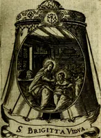 Picture 35 of 287 from Fasti Mariani cum illustrium diuorum imaginib. & elogijs prope DC. in singulos anni menses diésq SS. natales distributis (1630), leaf 74